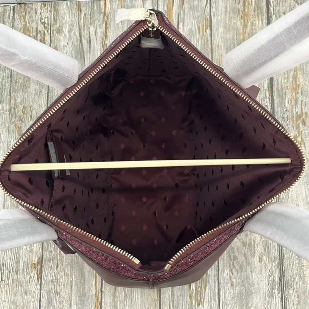 Kate Spade Glitter Flash Tote Shoulder Bag Purse